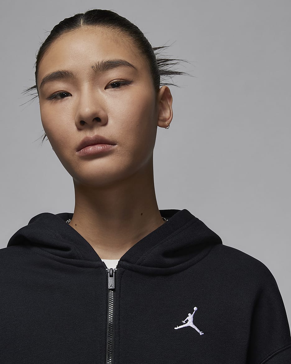 Jordan Brooklyn Fleece Women's Full-Zip Hoodie. Nike JP